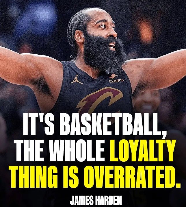 哈登直言忠诚是生意交易：17年季后赛未圆冠军梦